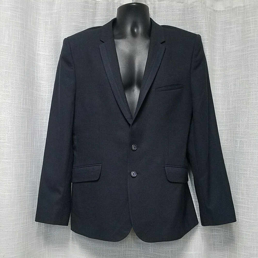 TED BAKER LONDON Navy Blue Blazer Mens SZ 5